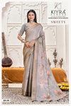 Sweety By Kiyra Simmer Silk Saree Wholesale Clothing Suppliers In India